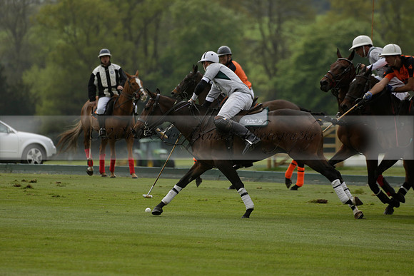 Four Quarters Orange v Ferne Park  in a Dollar Cup Polo match 2013.05.13