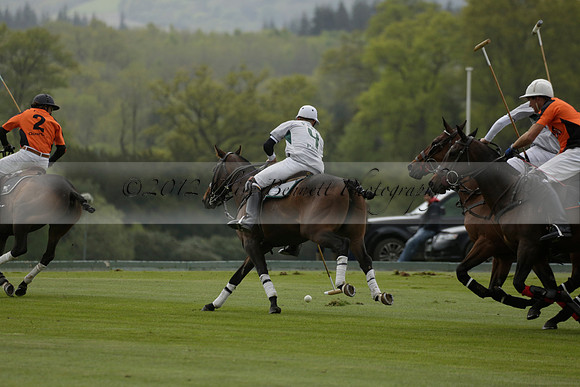 Four Quarters Orange v Ferne Park  in a Dollar Cup Polo match 2013.05.13