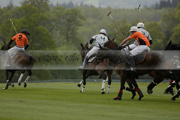 Four Quarters Orange v Ferne Park  in a Dollar Cup Polo match 2013.05.13