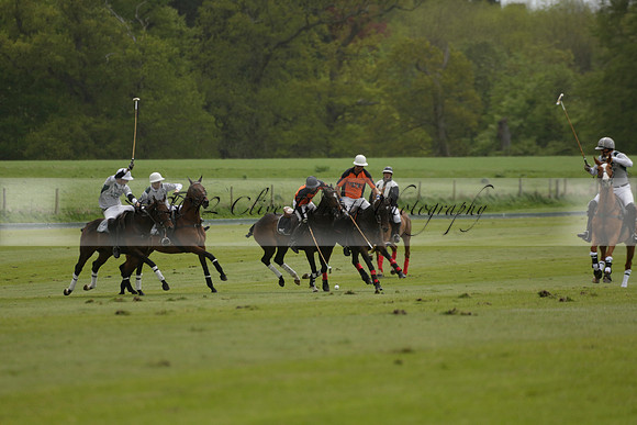 Four Quarters Orange v Ferne Park  in a Dollar Cup Polo match 2013.05.13