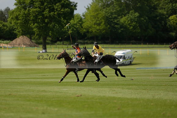 Las Estrellas v Four Quarters Blue in the final of the Jubilee Cup Polo match 2013.06.02