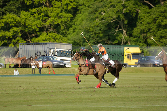 Shoreline v Cowdray Vikings in a Easebourne Cup Semi-final Polo match 2013.06.07