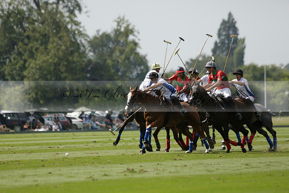 El Remanso v Sumaya in a Veuve Clicquot Gold Cup Polo Match 2013.07.13
