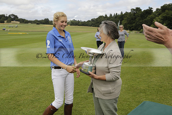 The Colts Cup presentation at Cowdray Park Polo Club on Lawns 2 on Thursday 15 August 2013 2013.08.15