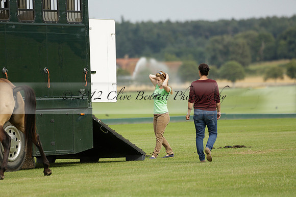 Beau Design v Boscom in an August Rother Cup 4 goal polo match at Cowdray Park Polo Club on Wednesday 07 August 2013