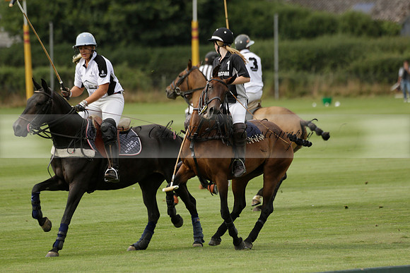 Beau Design v Boscom in an August Rother Cup 4 goal polo match at Cowdray Park Polo Club on Wednesday 07 August 2013