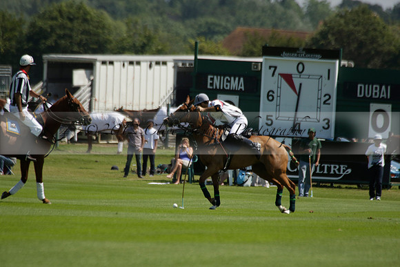 Enigma v Dubai in a Veuve Clicquot Gold Cup Polo Match 2013.07.08