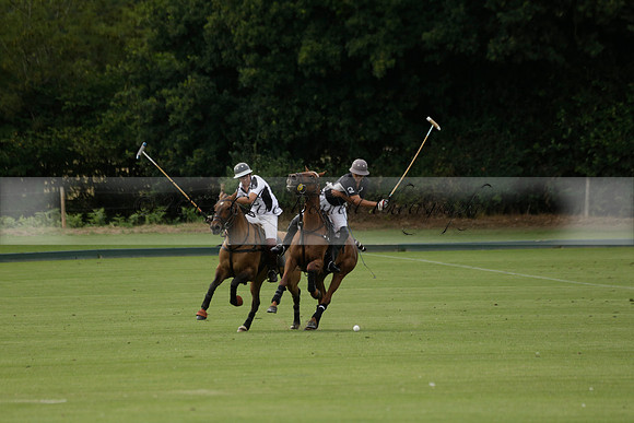 Beau Design v Boscom in an August Rother Cup 4 goal polo match at Cowdray Park Polo Club on Wednesday 07 August 2013