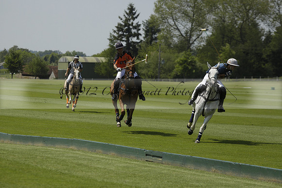 Four Quarters Orange v Montana in a Cicero Cup Polo match 2013.06.06