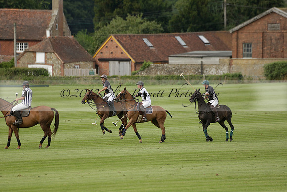 Beau Design v Boscom in an August Rother Cup 4 goal polo match at Cowdray Park Polo Club on Wednesday 07 August 2013
