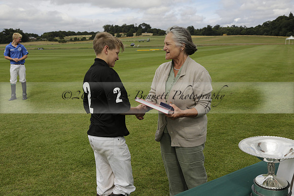 The Colts Cup presentation at Cowdray Park Polo Club on Lawns 2 on Thursday 15 August 2013 2013.08.15