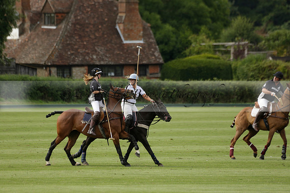 Beau Design v Boscom in an August Rother Cup 4 goal polo match at Cowdray Park Polo Club on Wednesday 07 August 2013