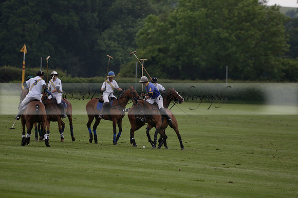 Burningfold v Combe Place in a June 4 Goal Cup polo match 2013.06.11