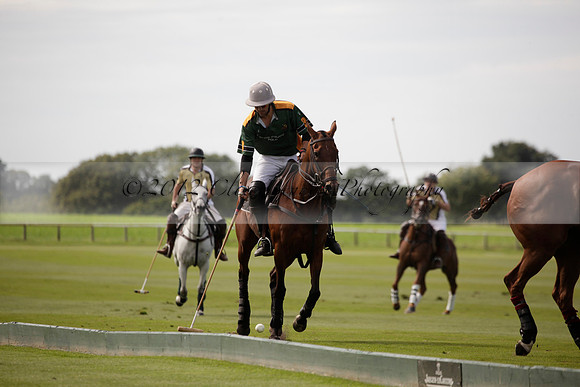 Maiz Dulce v Combe in a Brecknock Cup polo match played on Ambersham 2 at Cowdray Park Polo Club on Friday 17 August 2012