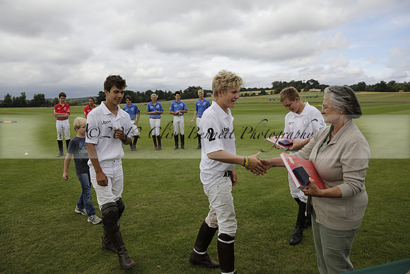The Colts Cup presentation at Cowdray Park Polo Club on Lawns 2 on Thursday 15 August 2013 2013.08.15