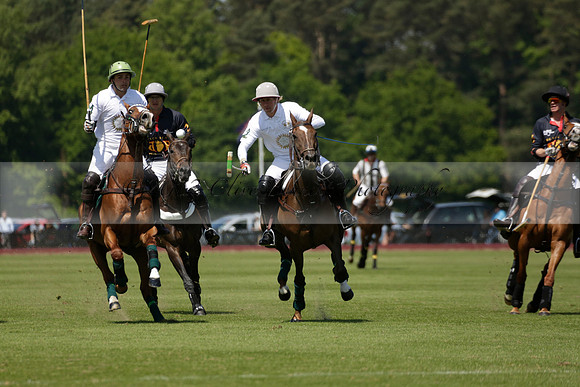 Black Bears v Salkeld in a Cartier Queens Cup polo match 2013.06.05