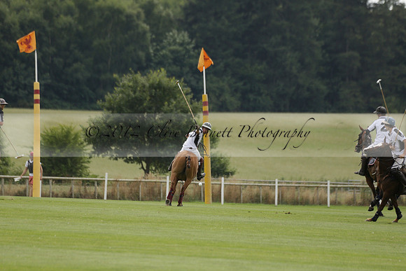 Beau Design v Boscom in an August Rother Cup 4 goal polo match at Cowdray Park Polo Club on Wednesday 07 August 2013