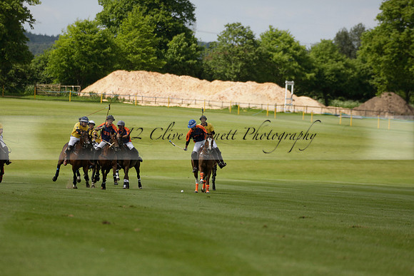 Las Estrellas v Four Quarters Blue in the final of the Jubilee Cup Polo match 2013.06.02