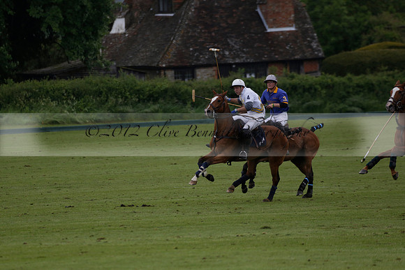 Burningfold v Combe Place in a June 4 Goal Cup polo match 2013.06.11