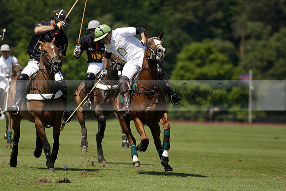 Black Bears v Salkeld in a Cartier Queens Cup polo match 2013.06.05