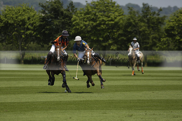 Four Quarters Orange v Montana in a Cicero Cup Polo match 2013.06.06