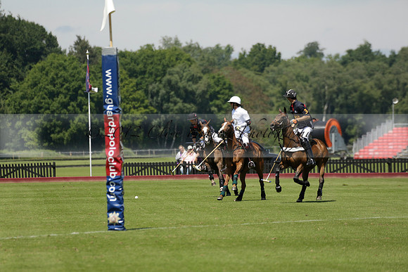 Black Bears v Salkeld in a Cartier Queens Cup polo match 2013.06.05