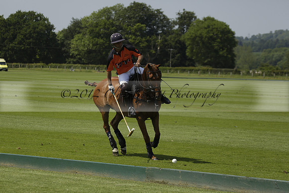 Four Quarters Orange v Montana in a Cicero Cup Polo match 2013.06.06