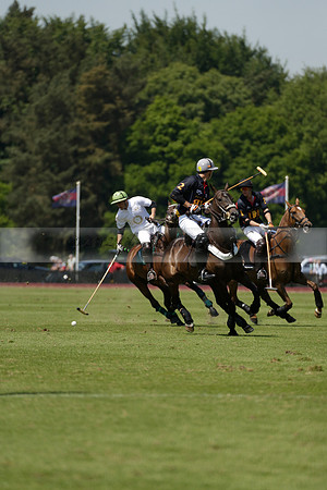Black Bears v Salkeld in a Cartier Queens Cup polo match 2013.06.05