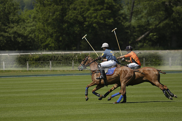 Four Quarters Orange v Montana in a Cicero Cup Polo match 2013.06.06