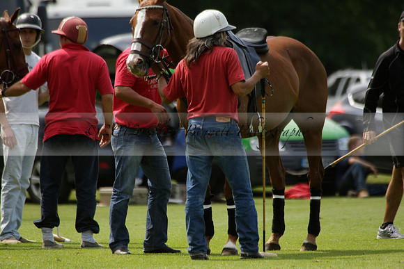 Dubai v La Bamba de Areco in a Veuve Clicquot Gold Cup Polo Match 2013.07.04