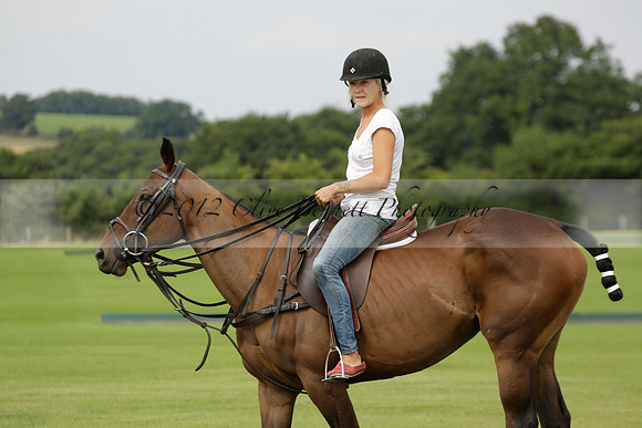 Beau Design v Boscom in an August Rother Cup 4 goal polo match at Cowdray Park Polo Club on Wednesday 07 August 2013