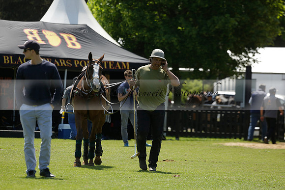 Black Bears v Salkeld in a Cartier Queens Cup polo match 2013.06.05
