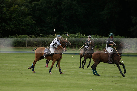 Beau Design v Boscom in an August Rother Cup 4 goal polo match at Cowdray Park Polo Club on Wednesday 07 August 2013