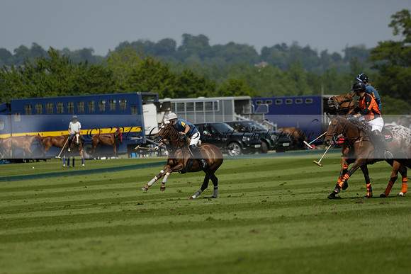 Four Quarters Orange v Montana in a Cicero Cup Polo match 2013.06.06