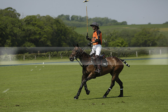 Four Quarters Orange v Montana in a Cicero Cup Polo match 2013.06.06