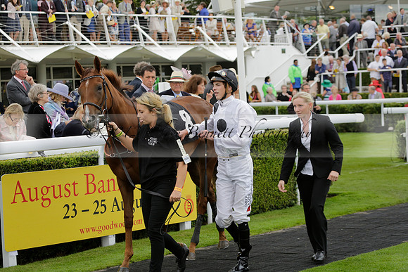 Race 6 Goodwood The British Stallion Studs Turf Club E.B.F. Fillies Stakes. 20130731. Race winner Ribbons owner Elite Racing Club