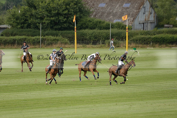 Beau Design v Boscom in an August Rother Cup 4 goal polo match at Cowdray Park Polo Club on Wednesday 07 August 2013