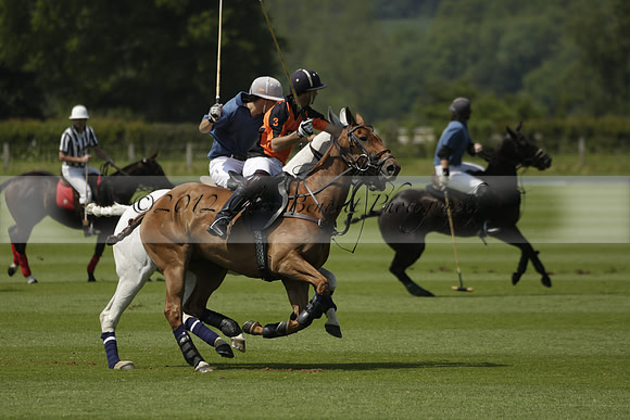 Four Quarters Orange v Montana in a Cicero Cup Polo match 2013.06.06