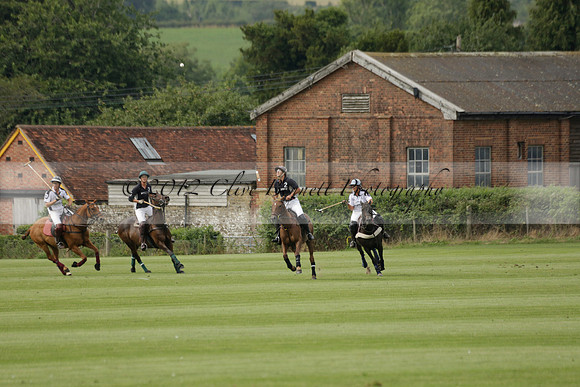 Beau Design v Boscom in an August Rother Cup 4 goal polo match at Cowdray Park Polo Club on Wednesday 07 August 2013