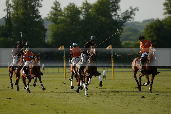 Shoreline v Cowdray Vikings in a Easebourne Cup Semi-final Polo match 2013.06.07