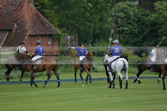 Burningfold v Combe Place in a June 4 Goal Cup polo match 2013.06.11