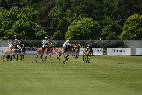 Black Bears v Salkeld in a Cartier Queens Cup polo match 2013.06.05