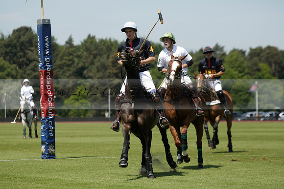 Black Bears v Salkeld in a Cartier Queens Cup polo match 2013.06.05