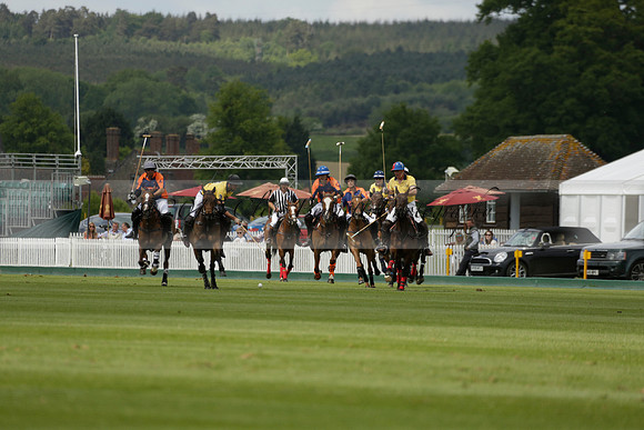 Las Estrellas v Four Quarters Blue in the final of the Jubilee Cup Polo match 2013.06.02
