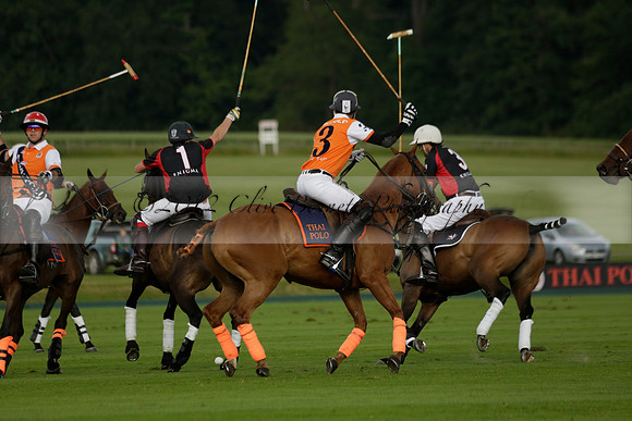 Enigma v Thai Polo in a Veuve Clicquot Gold Cup Polo Match 2013.06.25