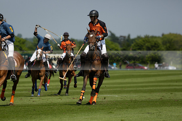 Four Quarters Orange v Montana in a Cicero Cup Polo match 2013.06.06