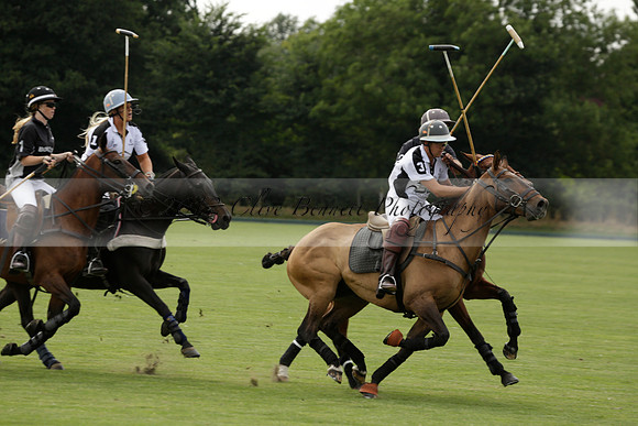 Beau Design v Boscom in an August Rother Cup 4 goal polo match at Cowdray Park Polo Club on Wednesday 07 August 2013