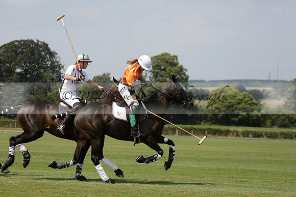 Cowdray Vikings v Enigma in a Bloom British Ladies Open Championship Polo match 2013.07.17