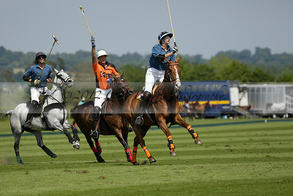 Four Quarters Orange v Montana in a Cicero Cup Polo match 2013.06.06