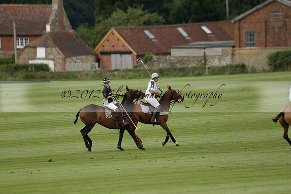 Beau Design v Boscom in an August Rother Cup 4 goal polo match at Cowdray Park Polo Club on Wednesday 07 August 2013